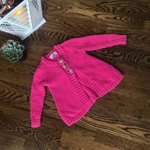 Old Navy Pink Button Cardigan Sweater 18-24 Months